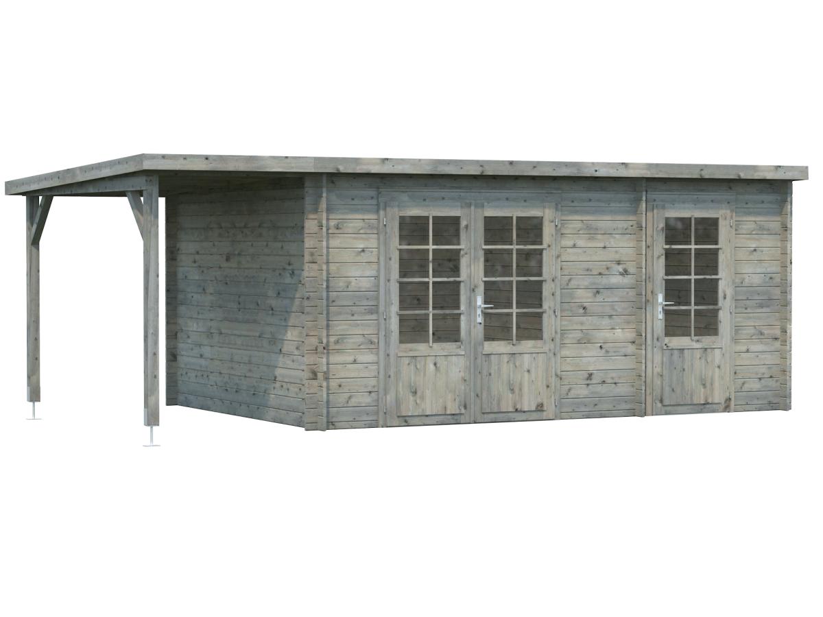 Caseta de madera Ella - 13,1+3,9 m2 13 Caseta de madera Ella 13,1+3,9 m2