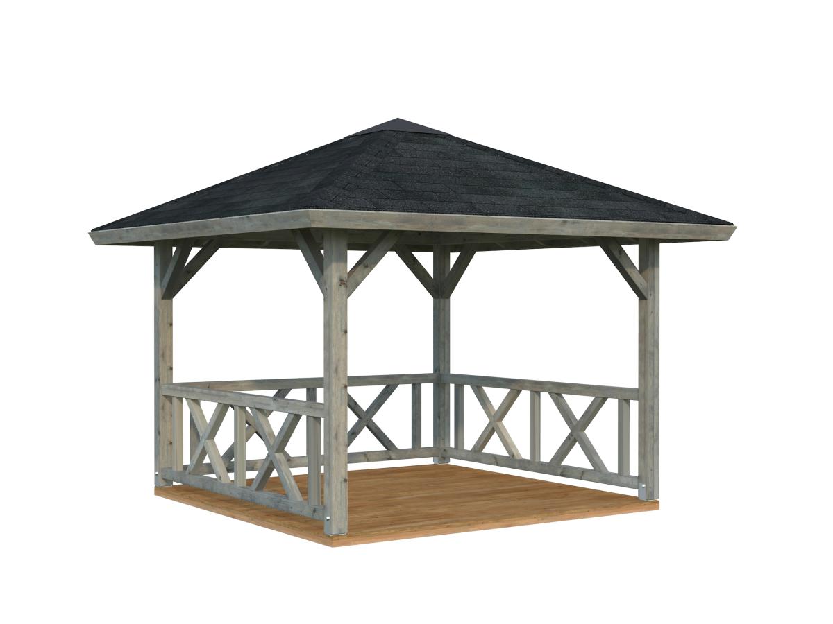 Cenador de madera Betty - 9 m2 10 Cenador de madera Betty 9 m2