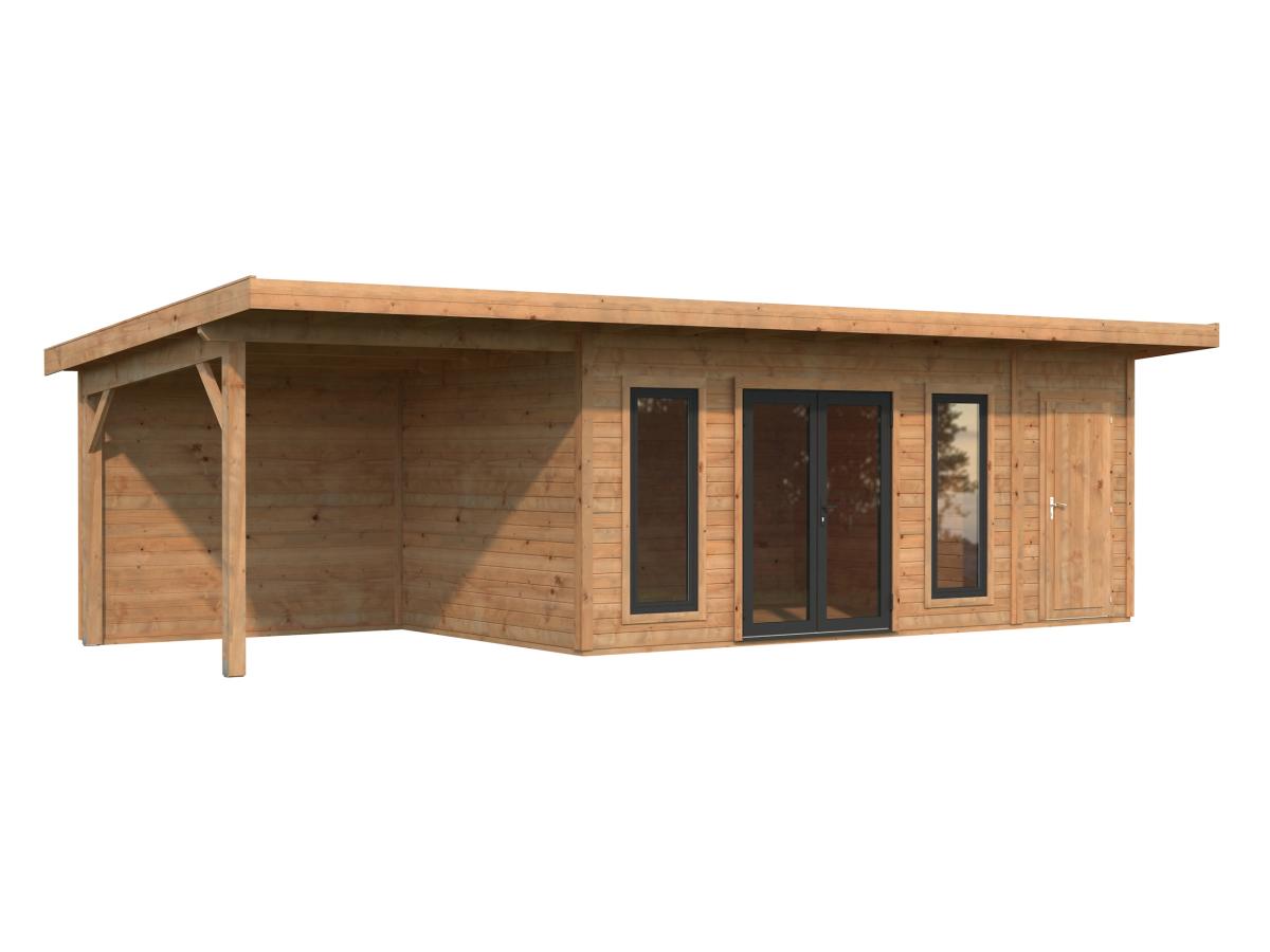 Caseta de madera Aurelia - 16,7+7,9 m2 12 Caseta de madera Aurelia 16,7+7,9 m2