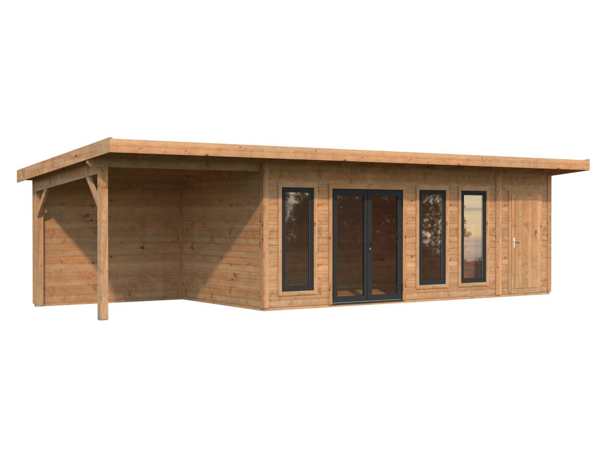 Caseta de madera Aurelia - 19,2+7,9 m2 12 Caseta de madera Aurelia 19,2+7,9 m2