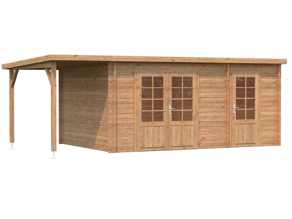 Caseta de madera Ella - 13,1+3,9 m2 12 Caseta de madera Ella 13,1+3,9 m2