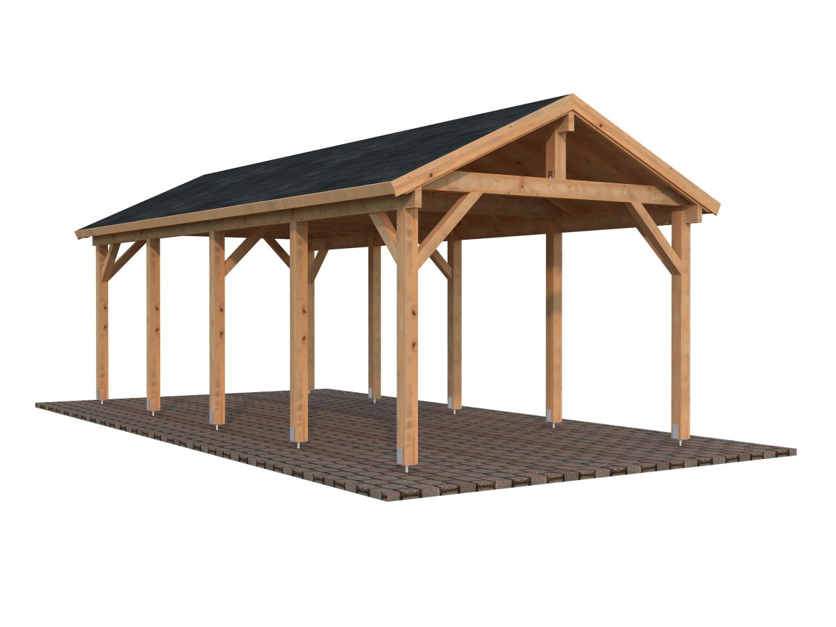 Cochera de madera Robert - 23,1 m2 8 Cochera de madera Robert 23,1 m2