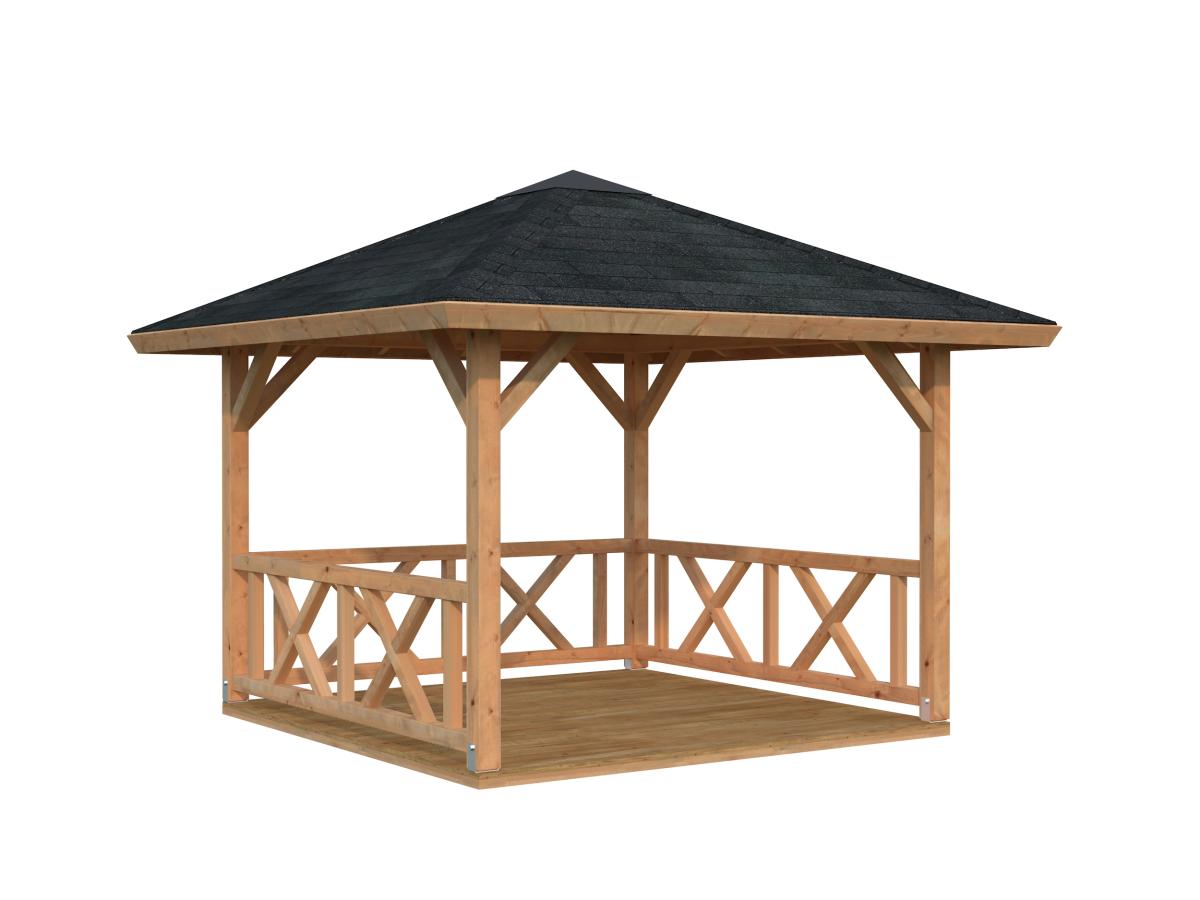 Cenador de madera Betty - 9 m2 9 Cenador de madera Betty 9 m2