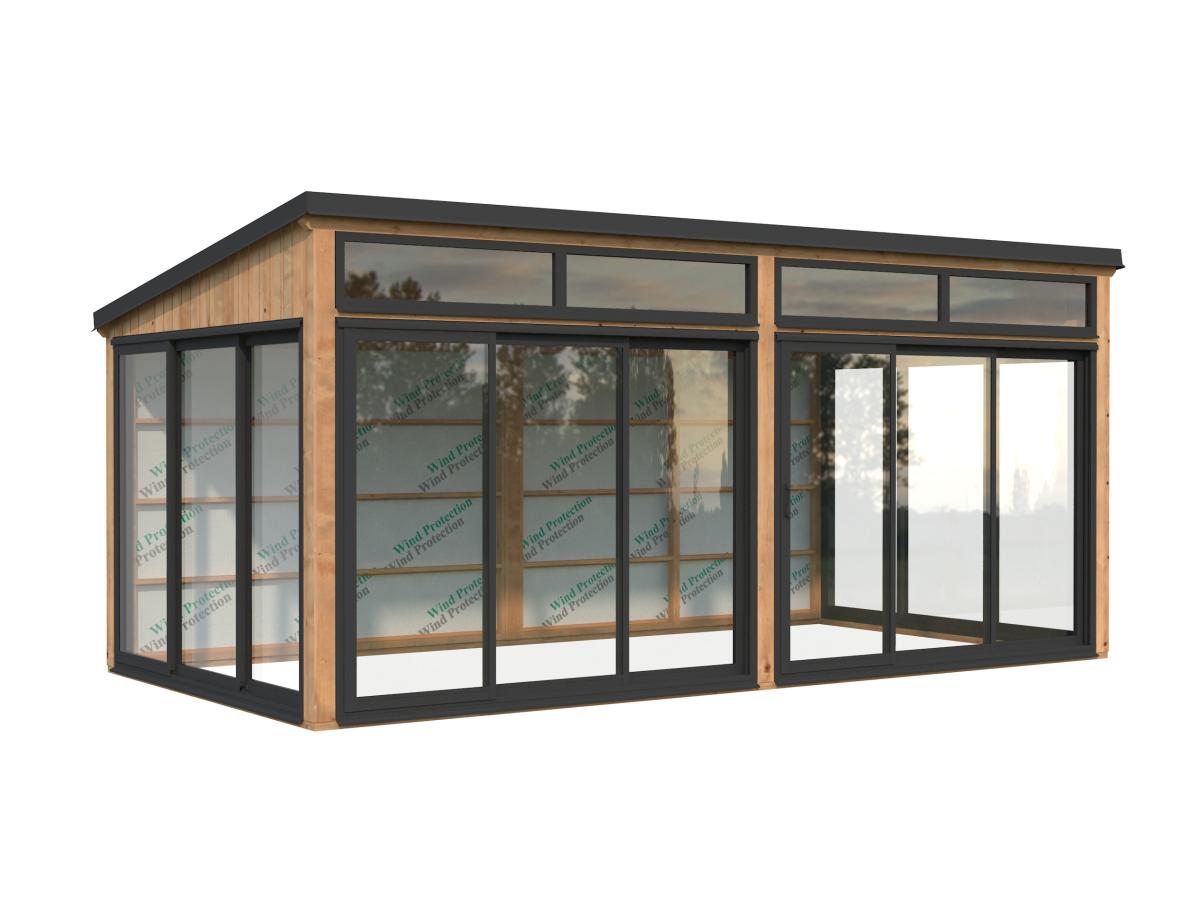 Cenador de madera Saga - 16,2 m2 11 Cenador de madera Saga 16,2 m2
