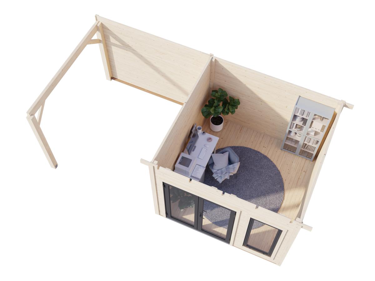 Caseta de madera Aurelia - 8,4 +7,9 m2 7 Caseta de madera Aurelia 8,4 +7,9 m2