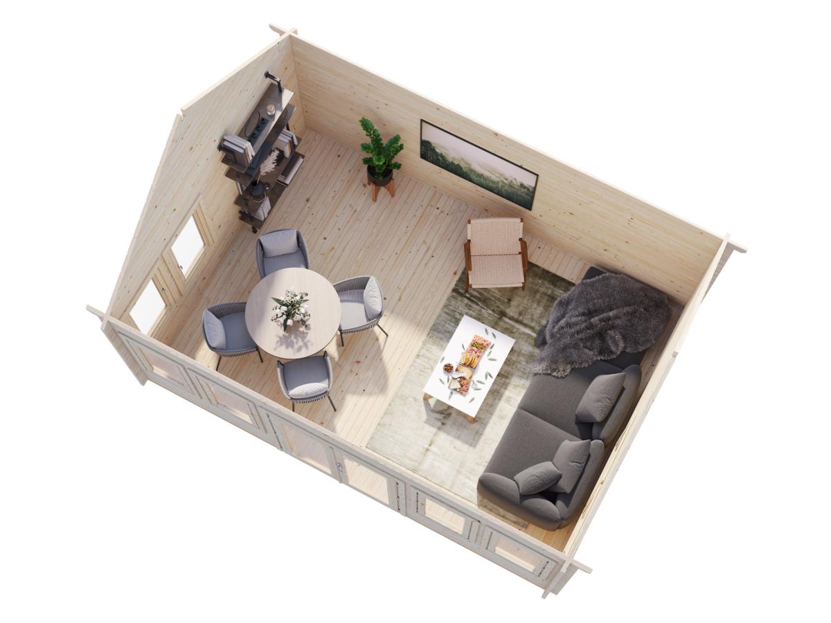 Caseta de madera Claudia - 19,4 m2 8 Caseta de madera Claudia 19,4 m2