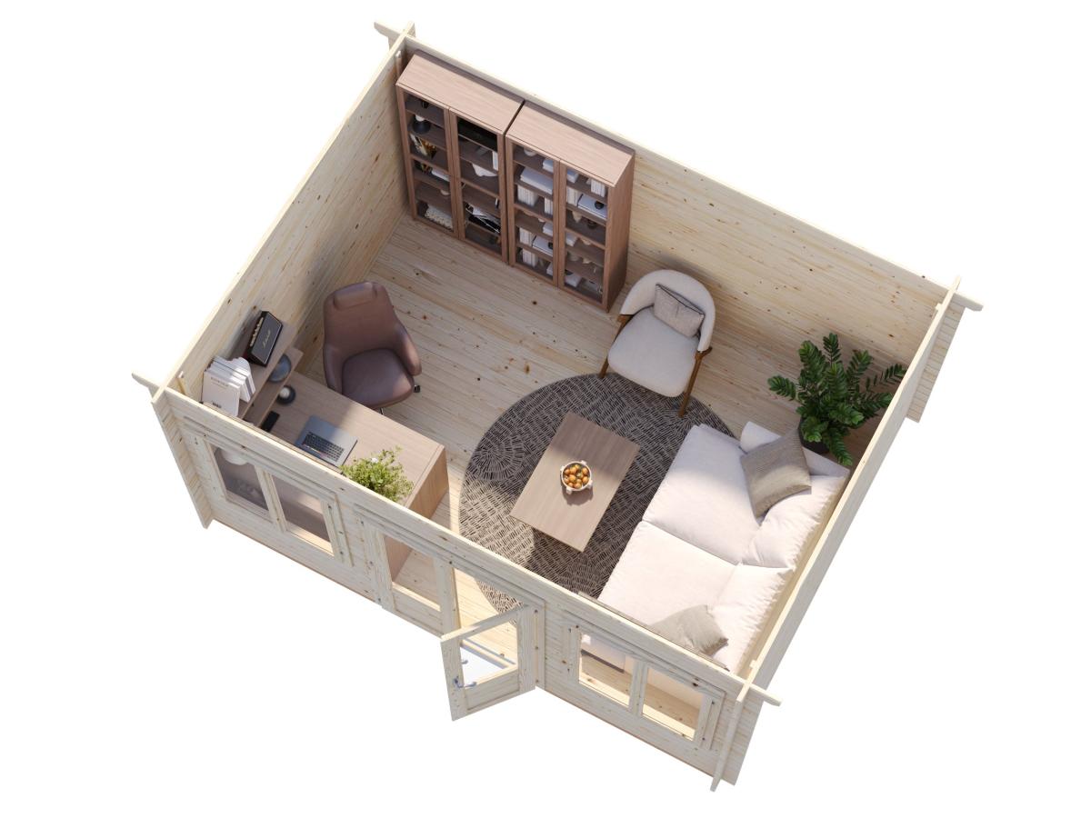 Caseta de madera Lisa - 11,5 m2 8 Caseta de madera Lisa 11,5 m2