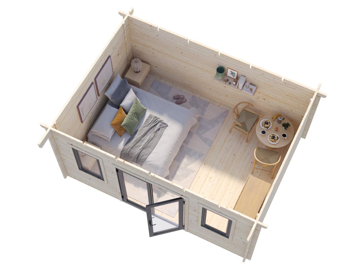 Caseta de madera Lisandra - 14,2 m2 7 Caseta de madera Lisandra 14,2 m2