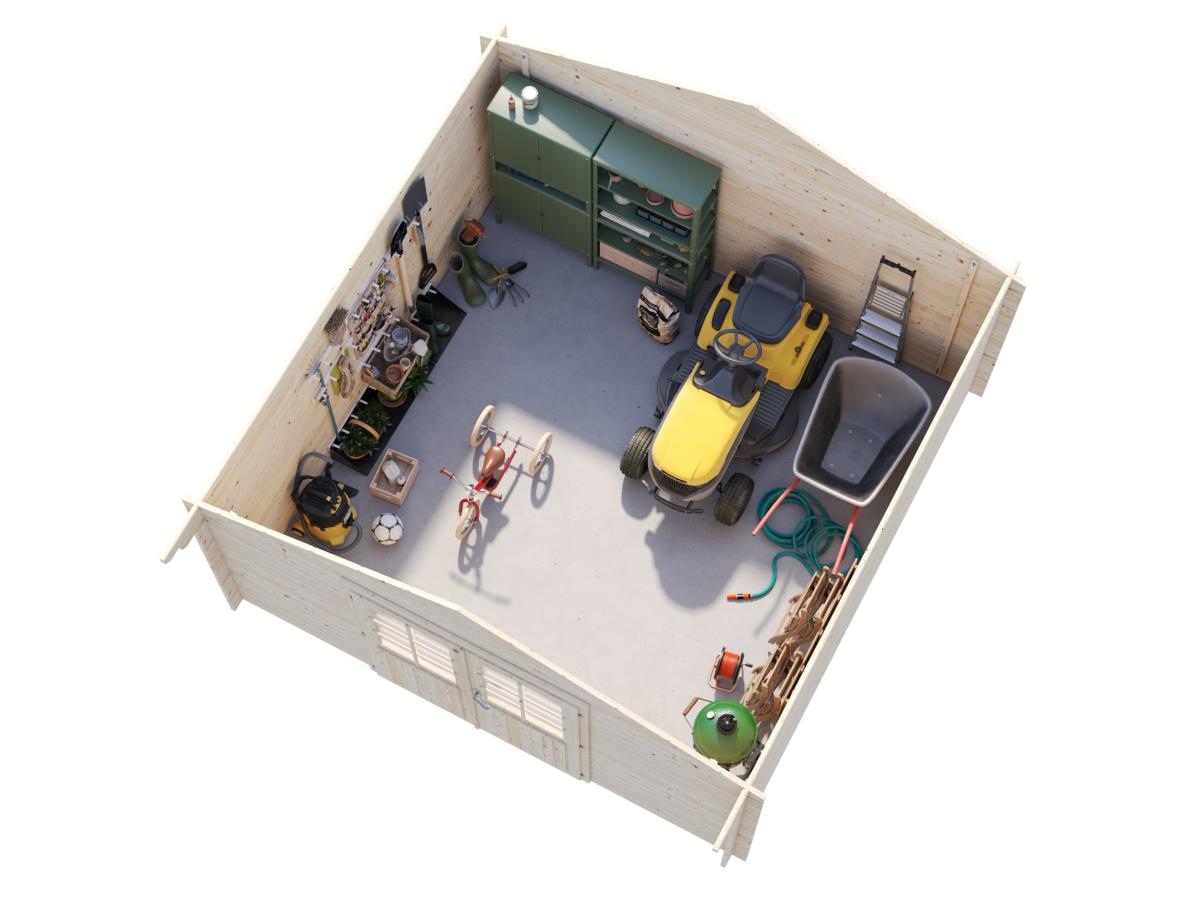 Caseta de madera Lotta - 13,9 m2 7 Caseta de madera Lotta 13,9 m2