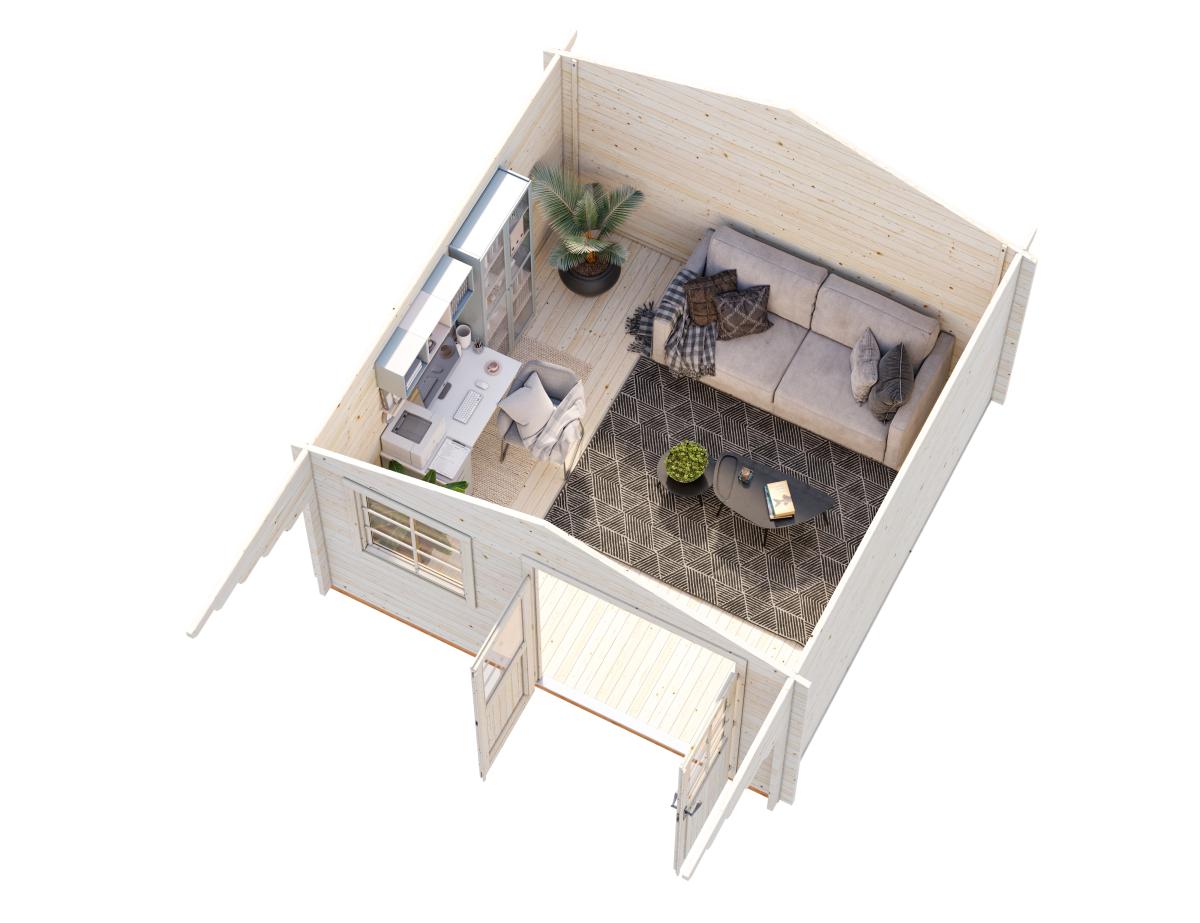 Caseta de madera Sally - 12,3 m2 7 Caseta de madera Sally 12,3 m2