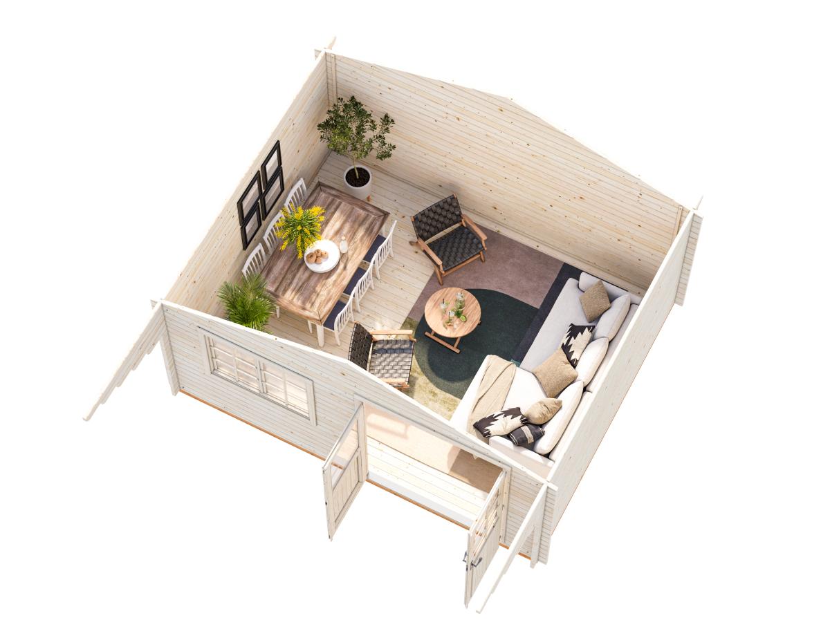 Caseta de madera Sally - 19,1 m2 7 Caseta de madera Sally 19,1 m2