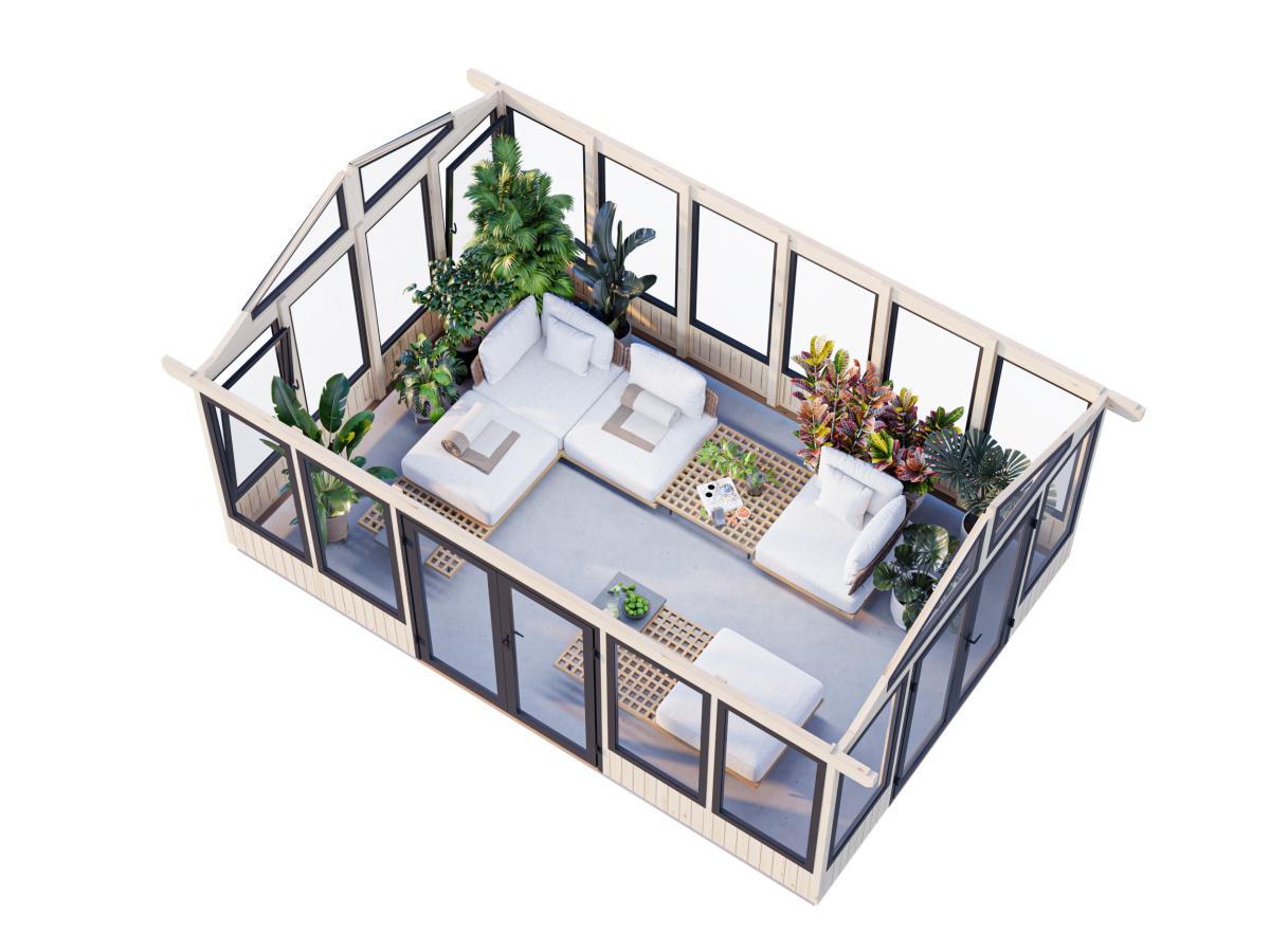 Cenador de madera Isabella - 22,2 m2 7 Cenador de madera Isabella 22,2 m2