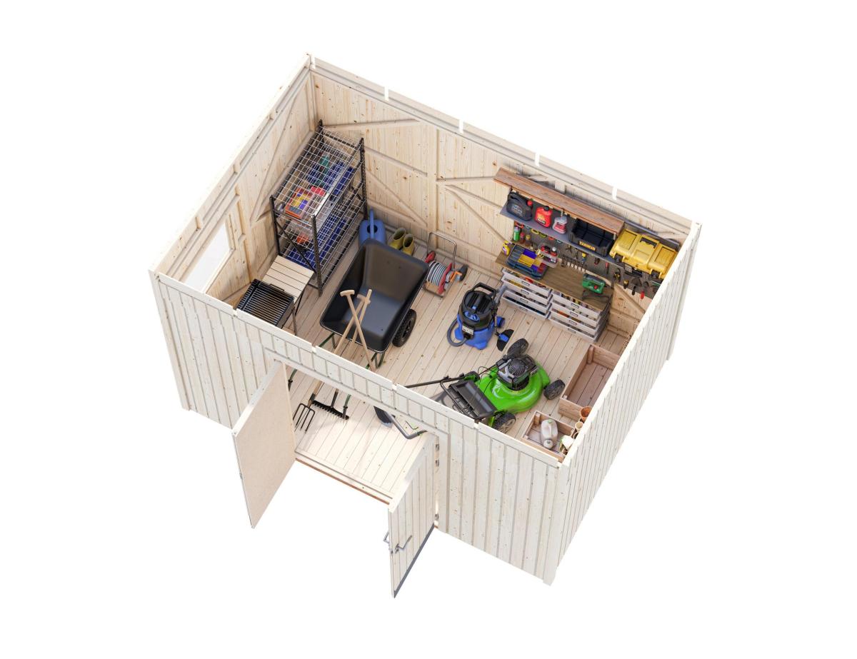 Cobertizo de madera Stig - 8,2m2 6 Cobertizo de madera Stig 8,2m2