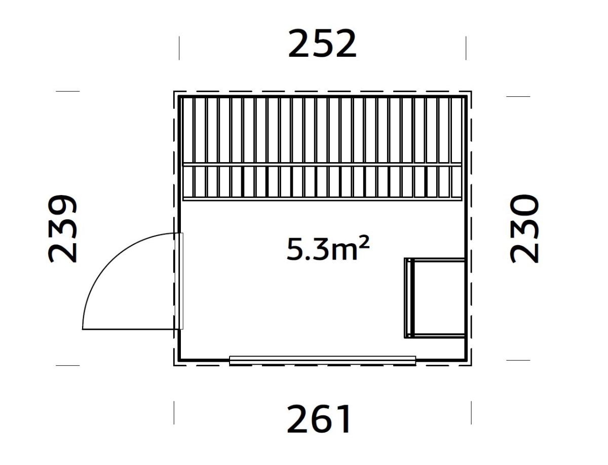 Caseta Sauna Grace 5,3 m2 5 Caseta Sauna Grace 5,3 m2