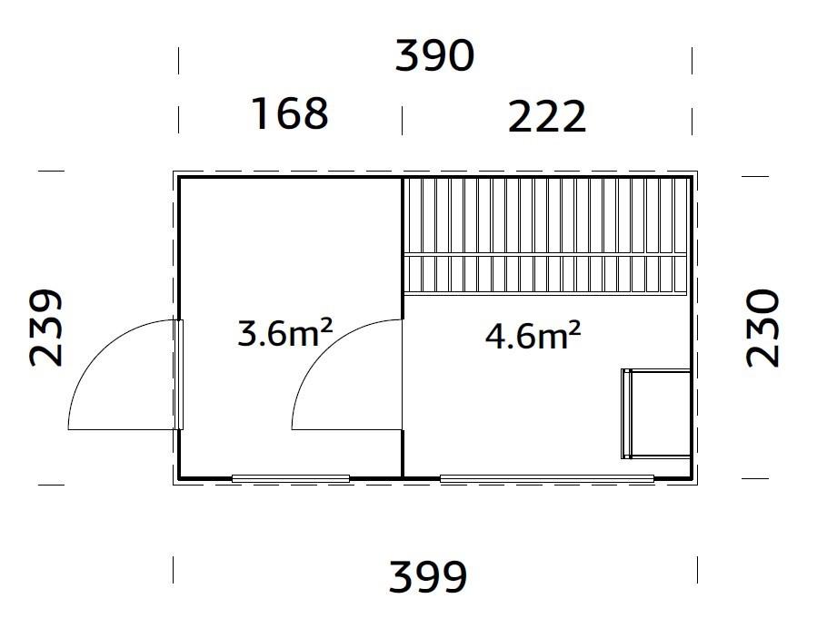 Caseta Sauna Grace 8,2 m2 5 Caseta Sauna Grace 8,2 m2