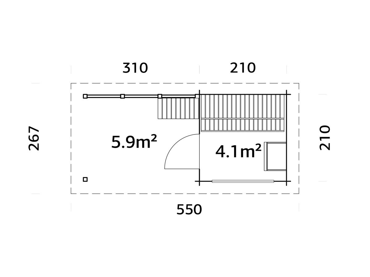 Caseta Sauna Sanna 4,1+5,9 m2 5 Caseta Sauna Sanna 4,1+5,9 m2