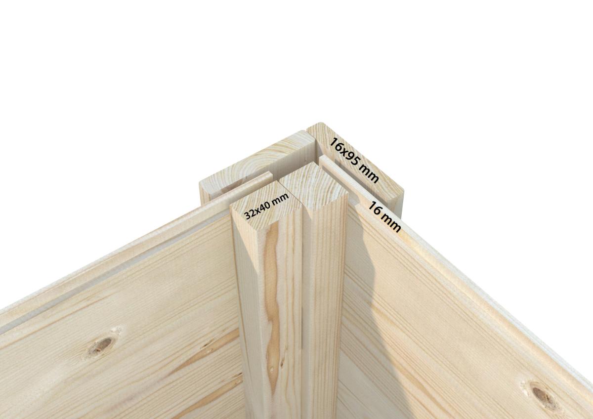 Chiringuito de madera Stella - 5 m2 8 Caseta de madera Elias 4,9 m2