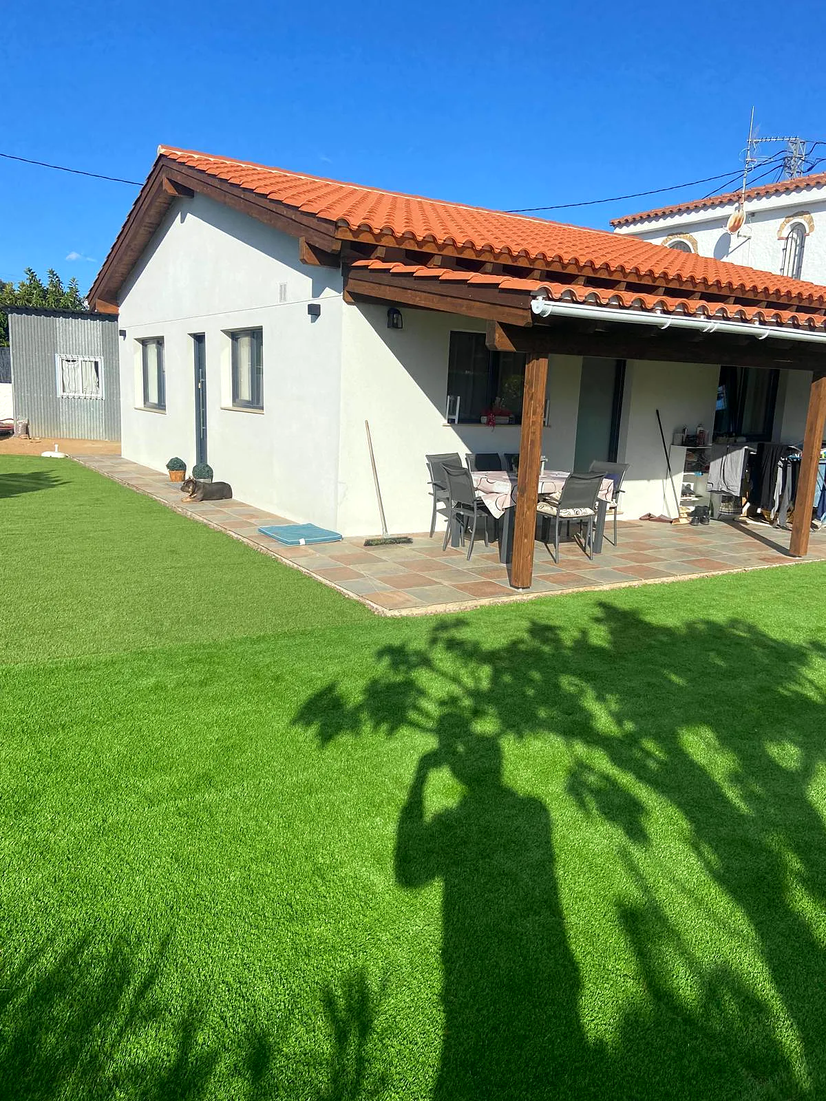 Casa de madera de entramado ligero terminada en Mont-roig del Camp