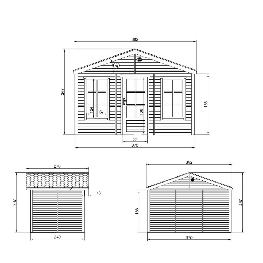 Caseta de madera Migle – 8,88 m2 8 Caseta de madera Migle 8,88 m2 - foto 7