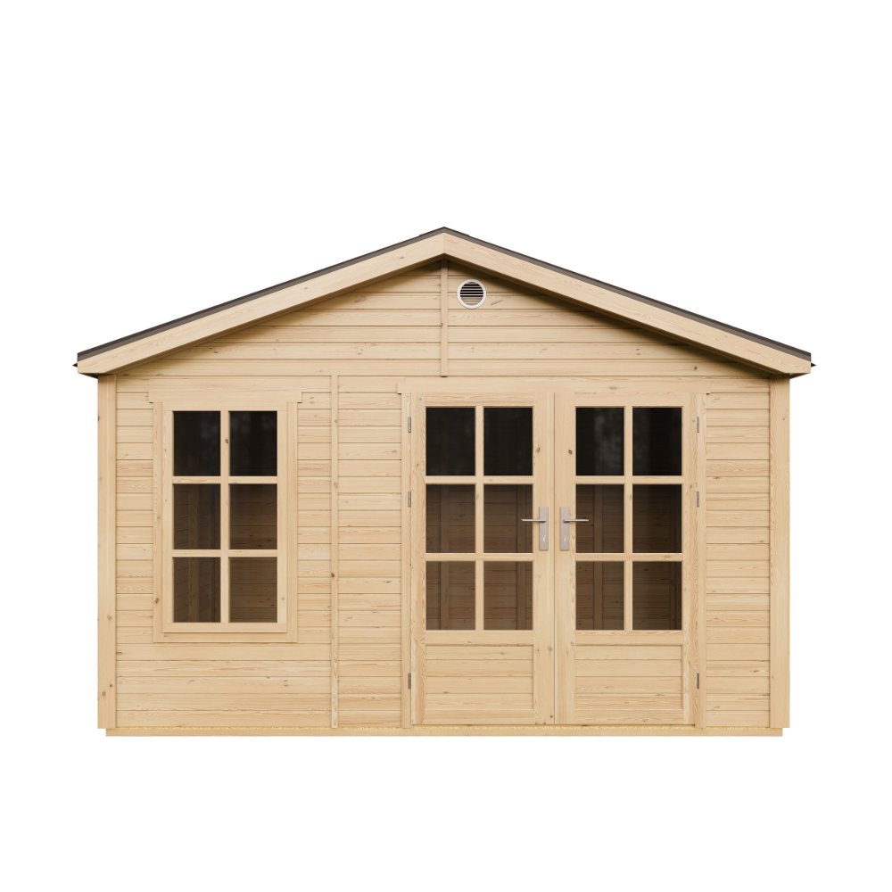 Caseta de madera Migle puerta doble – 8,88 m2 4 Caseta de madera Migle puerta doble 8,88 m2 - foto 3