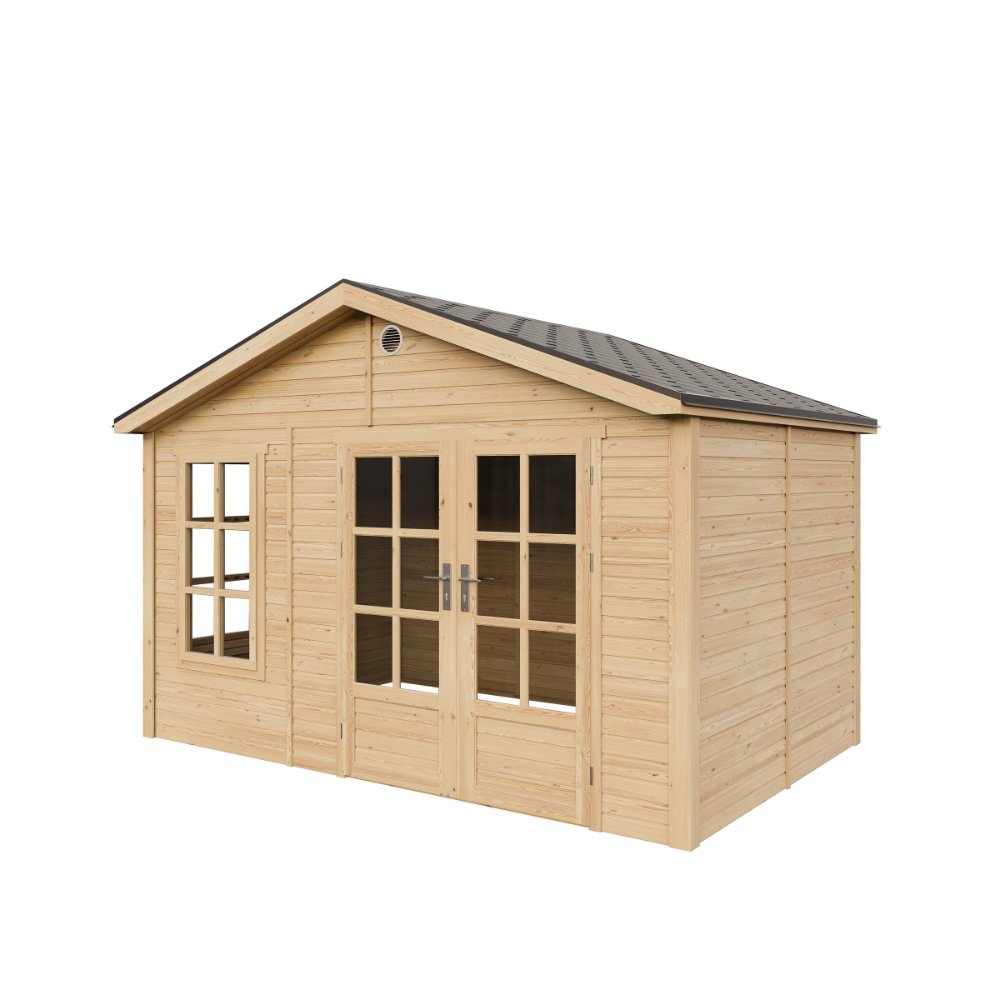 Caseta de madera Migle puerta doble – 8,88 m2 5 Caseta de madera Migle puerta doble 8,88 m2 - foto 4