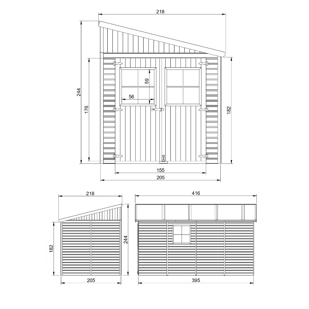 Caseta de madera Milda – 8,1 m2 6 Caseta de madera Milda 8,1 m2 - foto 5