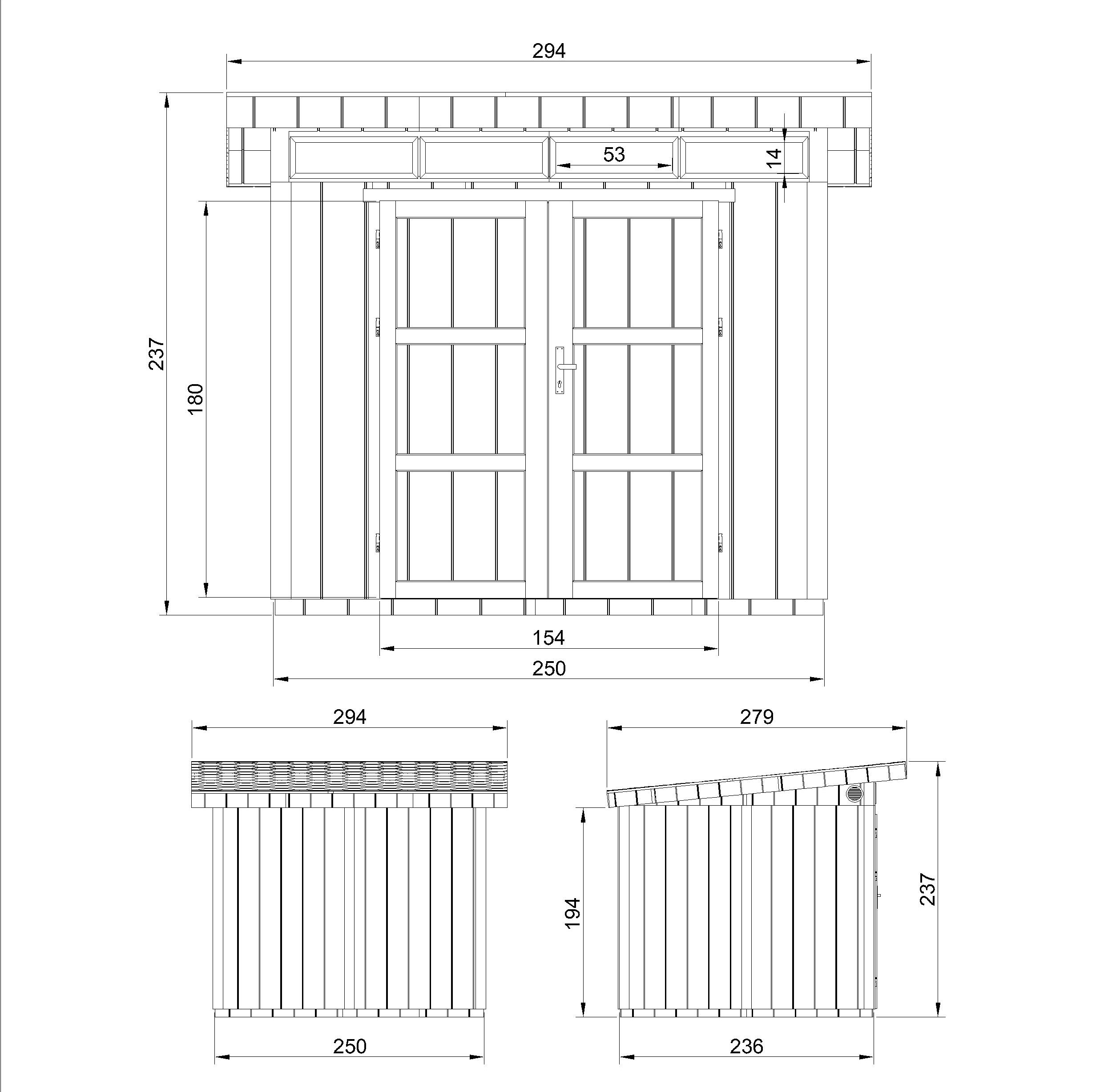 Caseta LP SmartSide Emilis puerta doble – 5,9 m2 9 Caseta LP SmartSide Emilis puerta doble 5,9 m2 - foto 8