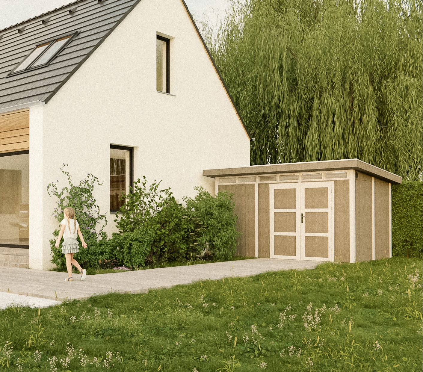 Caseta LP SmartSide Ignas puerta doble – 8,68 m2 4 Caseta LP SmartSide Ignas puerta doble 8,68 m2 - foto 3