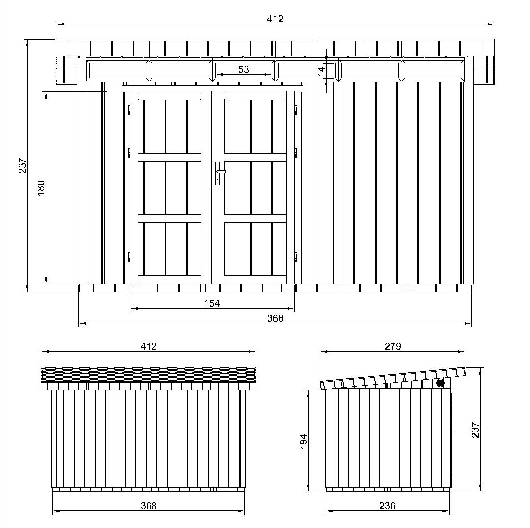 Caseta LP SmartSide Ignas puerta doble – 8,68 m2 10 Caseta LP SmartSide Ignas puerta doble 8,68 m2 - foto 9