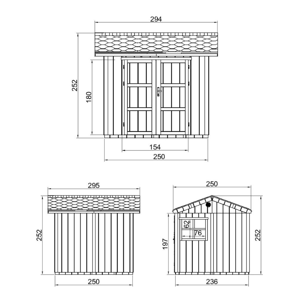 Caseta LP SmartSide Mantas puerta doble – 5,9 m2 12 Caseta LP SmartSide Mantas puerta doble 5,9 m2 - foto 11