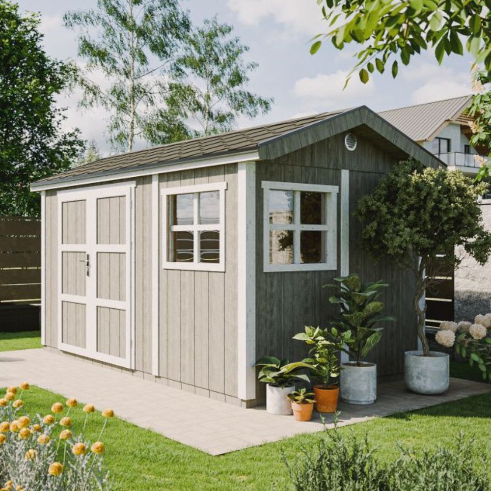Caseta LP SmartSide Rimas puerta doble – 8,68 m2 3 Caseta LP SmartSide Rimas puerta doble 8,68 m2 - foto 2