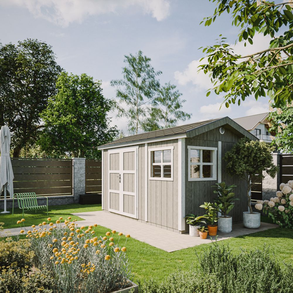 Caseta LP SmartSide Rimas puerta doble – 8,68 m2 5 Caseta LP SmartSide Rimas puerta doble 8,68 m2 - foto 4