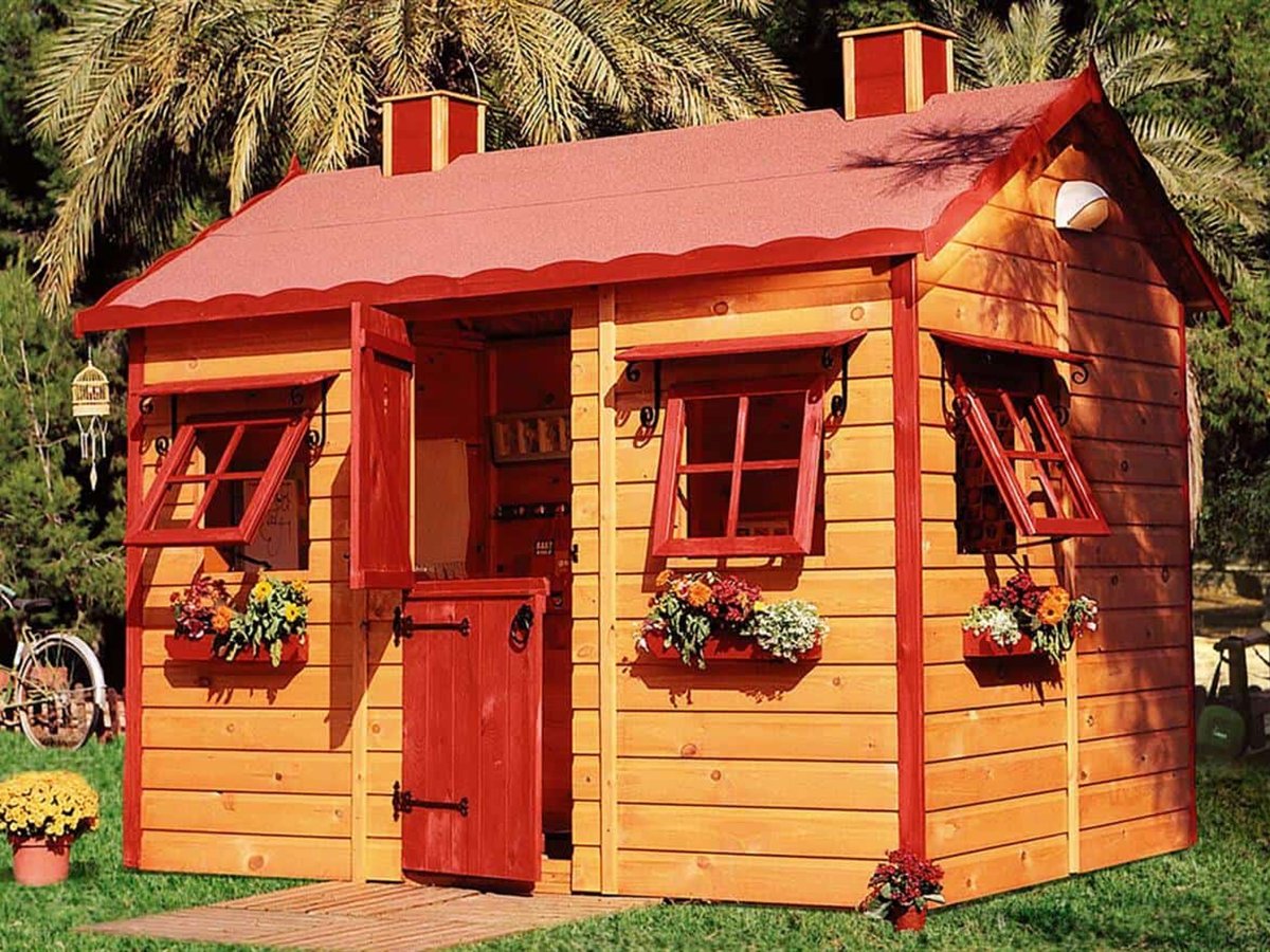 Casita infantil de madera Caserio 4,1 m2 - foto 2