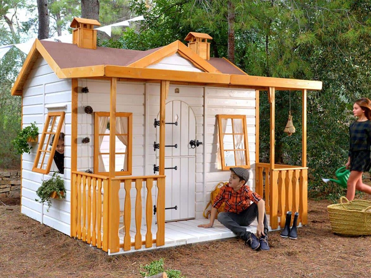 Casita infantil de madera Docame 6,1 m2 - foto 2