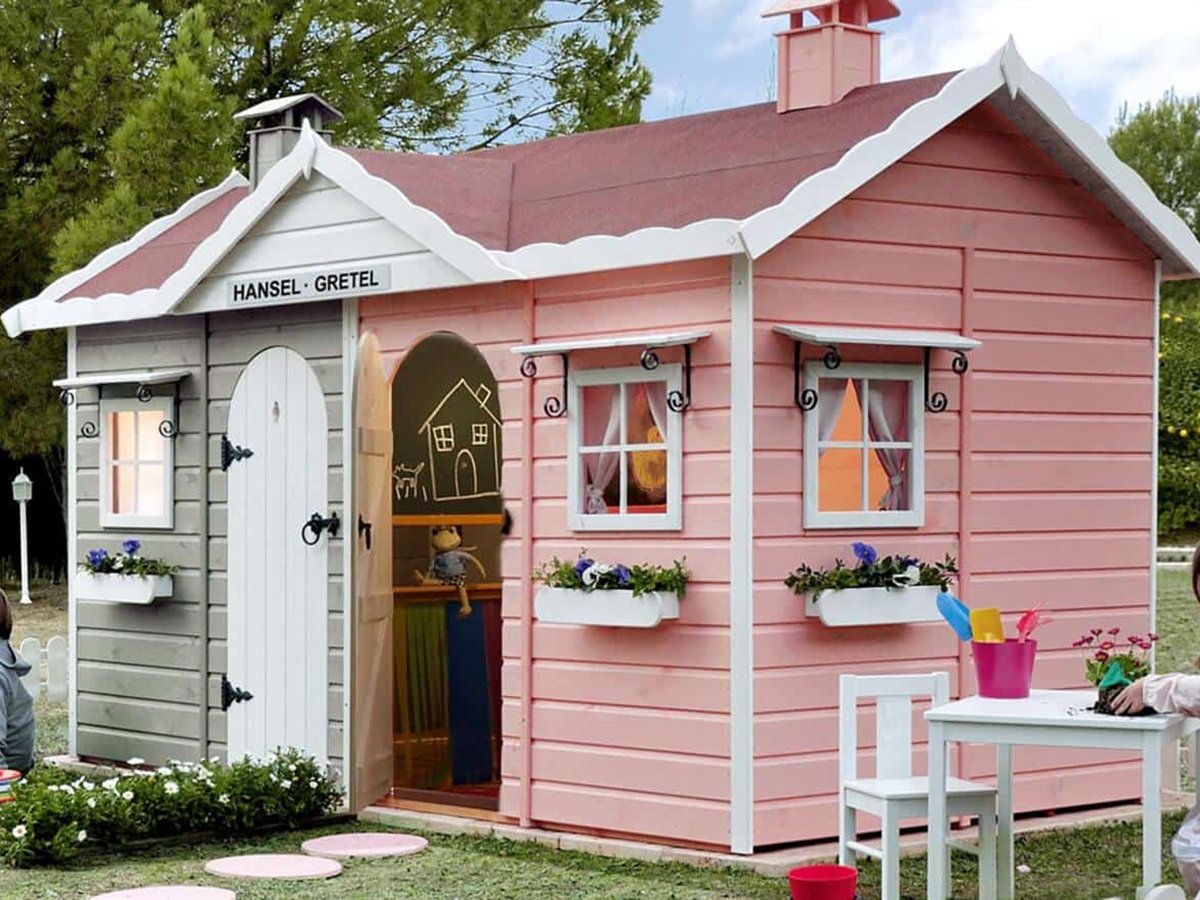 Casita infantil de madera Hansel y Gretel 5,4 m2 - foto 2