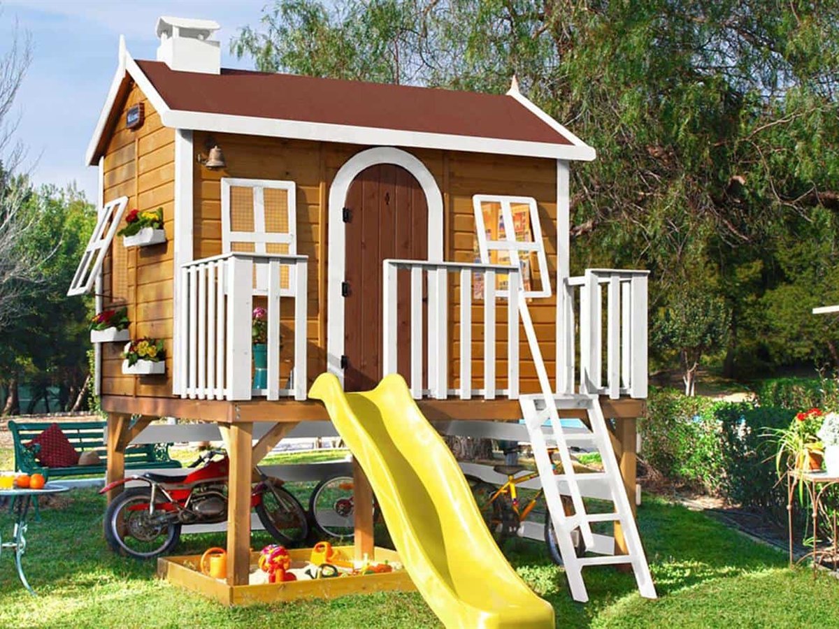 Casita infantil de madera Super Aldea 6,2 m2 - foto 2