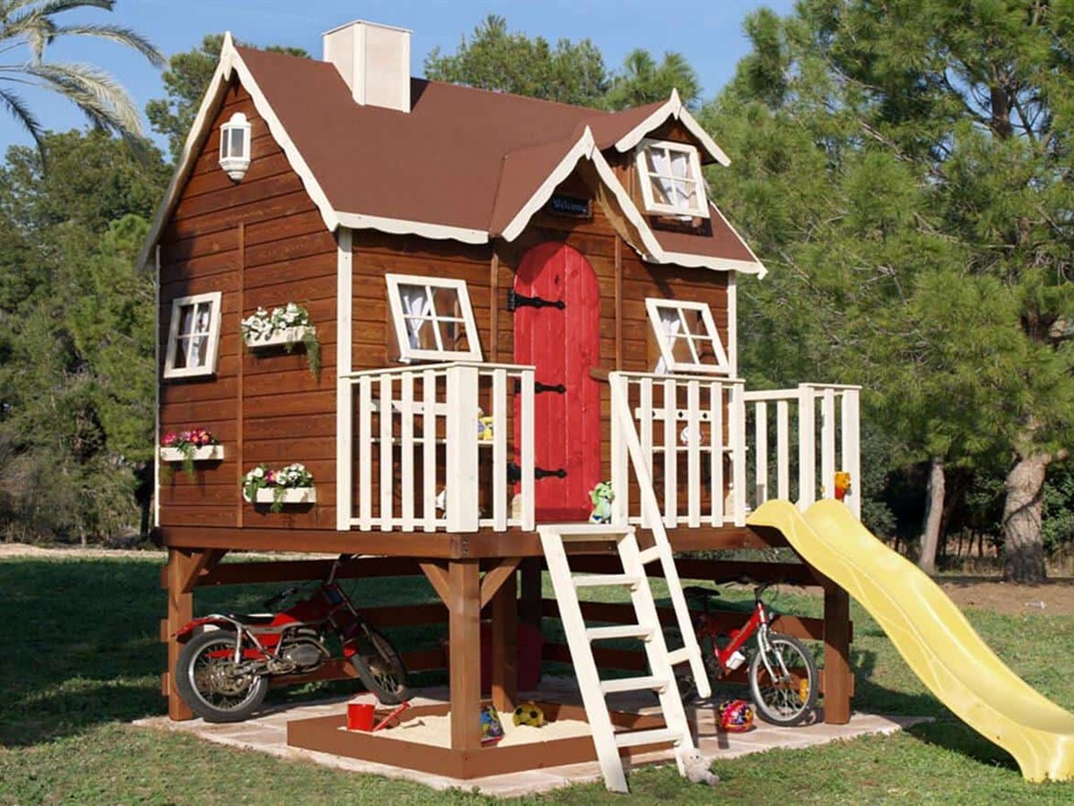 Casita infantil de madera Super Baviera 6,2 m2 - foto 2