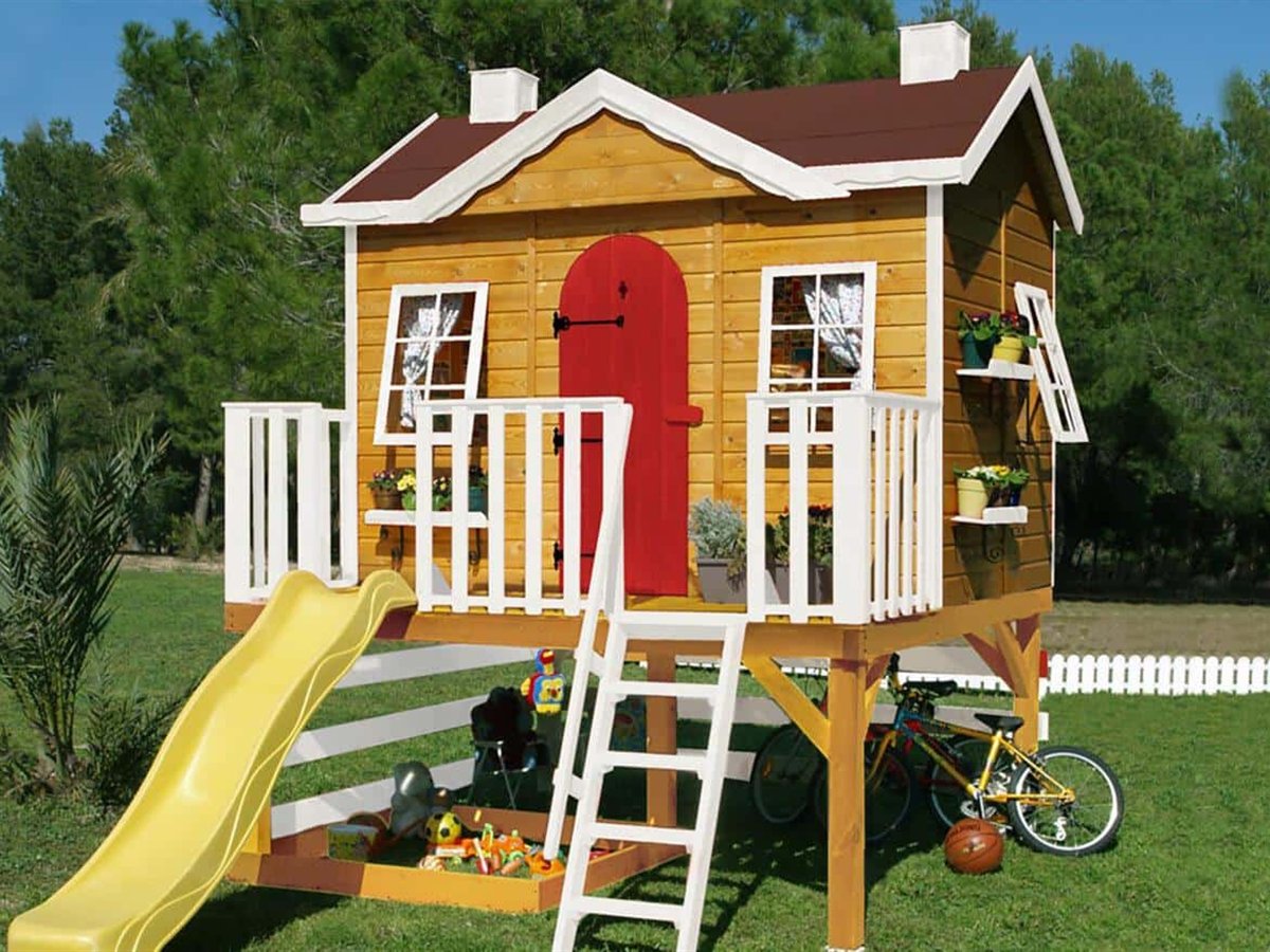 Casita infantil de madera Super Domo 6,2 m2 - foto 2