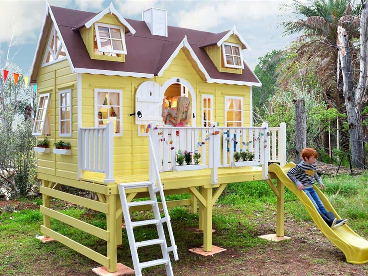 Casita infantil de madera Super Paris 8,2 m2 - foto 2