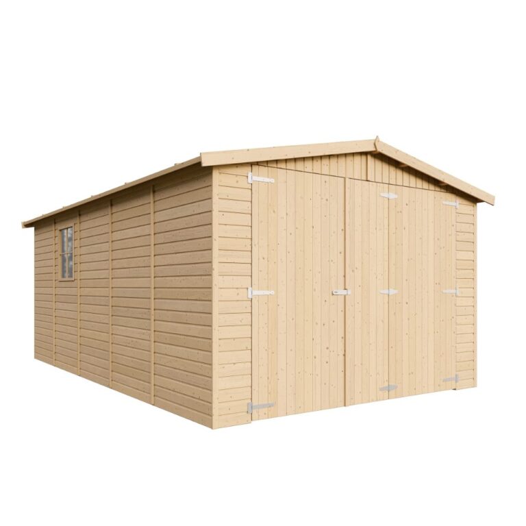Garaje de madera Mikhail I 15 m2