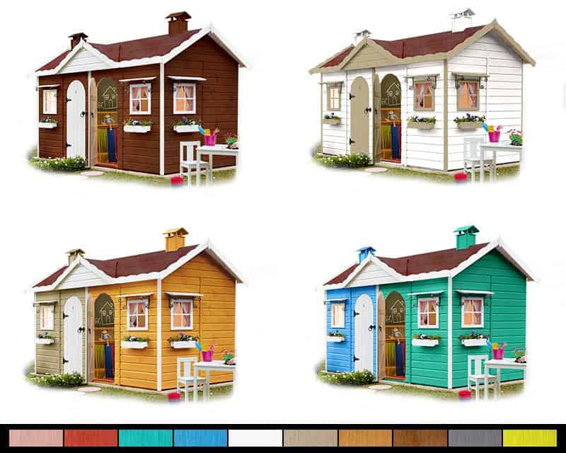 Casita infantil de madera Hansel y Gretel – 5,4 m2 4 Casita infantil de madera Hansel y Gretel 5,4 m2