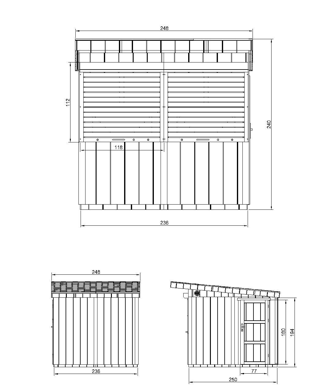 Kiosko LP SmartSide Siena - 5,9 m2 12 Kiosko LP SmartSide Siena 5,9 m2 - foto 11