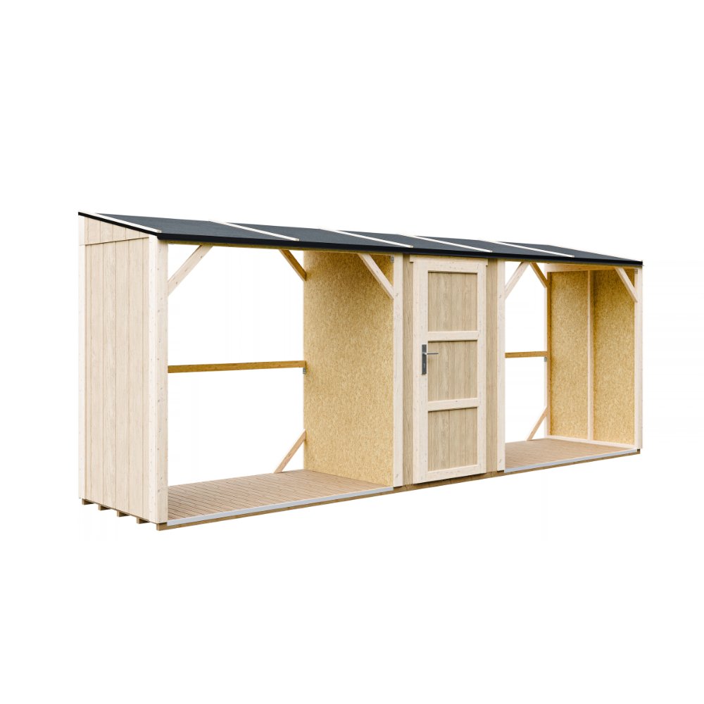 Leñero LP SmartSide con trastero Tauras 6,49 m2