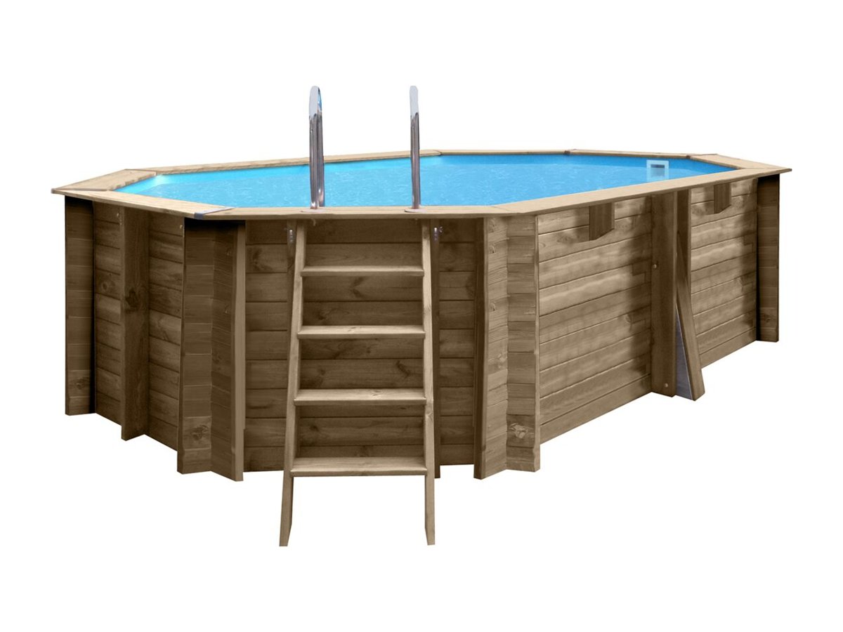 Piscina de madera GRE Grenade 2
