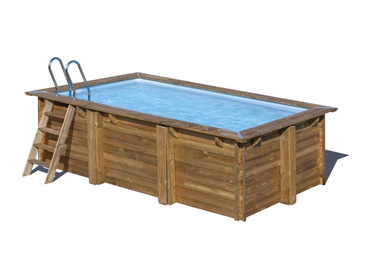 Piscina de madera GRE Marbella 2