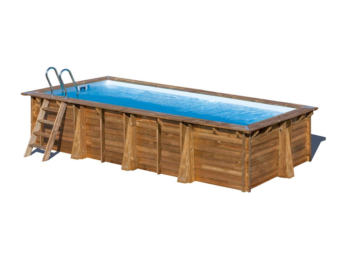 Piscina de madera GRE Papaya
