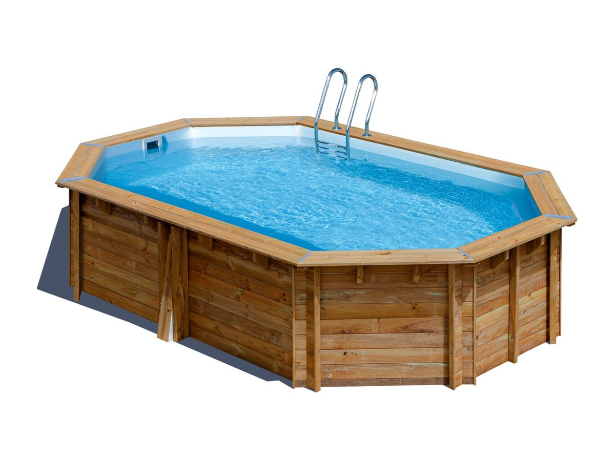 Piscina de madera GRE Safran 2