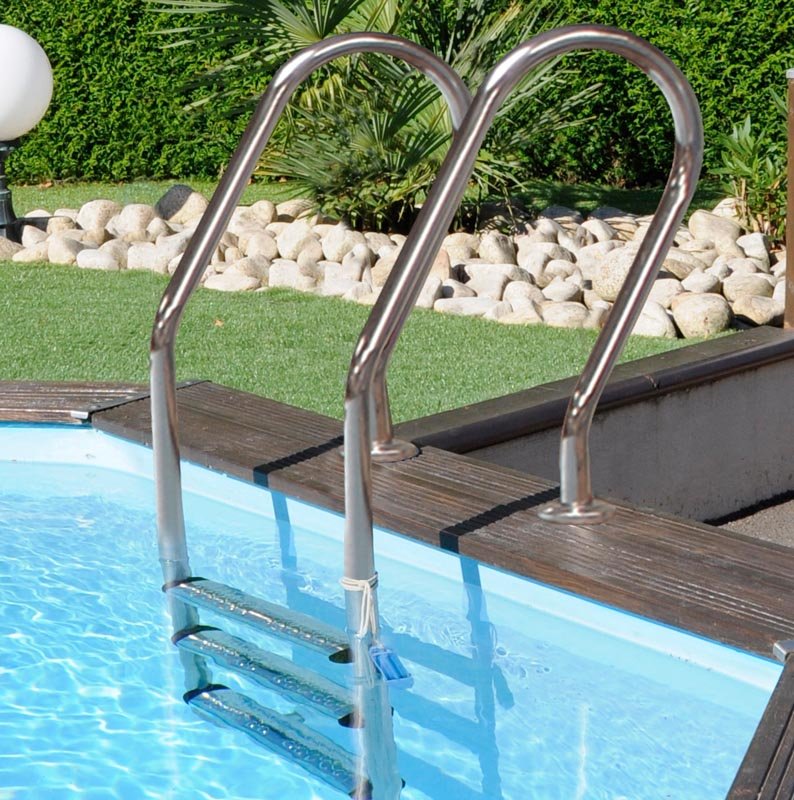 Piscina de madera redonda Vanille 2 - Ø400x119 cm 5 Piscina de madera GRE Vanille 2