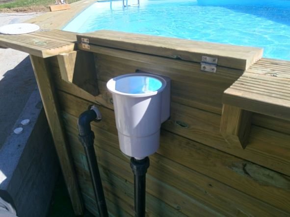 Piscina de madera redonda Vanille 2 - Ø400x119 cm 7 Piscina de madera GRE Vanille 2