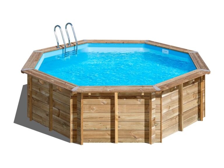 Piscina de madera GRE Violette 2